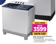 Samsung 14Kg Twin Tub Washing Machine WT14J4200MB.FA