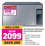 Samsung 32L Electronic Microwave Mirror Finish ME0113M1/XF