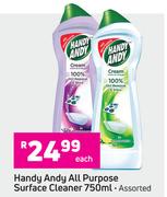 Handy Andy All Purpose Surface Cleaner (Assorted)-750ml Each
