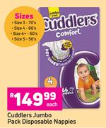Cuddlers Jumbo Pack Disposable Nappies-Each