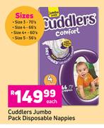 Cuddlers Jumbo Pack Disposable Nappies-Each