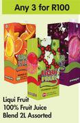 Liqui Fruit 100% Fruit Juice Blend (Assorted)-For Any 3 x 2L