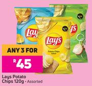 Lays Potato Chips (Assorted)-For Any 3 x 120g