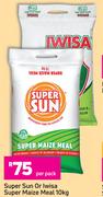 Super Sun Or Iwisa Super Maize Meal-10Kg Per Pack
