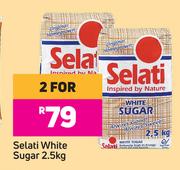Selati White Sugar-For 2 x 2.5Kg 