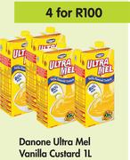 Danone Ultra Mel Vanilla Custard-For 4 x 1L