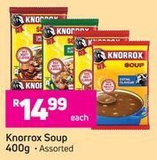 Knorrox Soup (Assorted)-400g Each