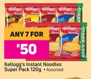 Kellogg's Instant Noodles Super Pack (Assorted)-For Any 7 x 120g