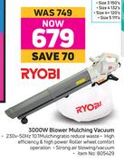 Ryobi 3000W Blower Mulching Vacuum