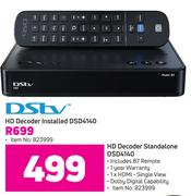 DSTV HD Decoder Installed DSD4140