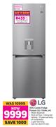 LG 301L Combi Fridge Freezer GC-F369NLJM