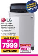 LG 17Kg Top Loader Washing Machine Metallic T1777NEHTE
