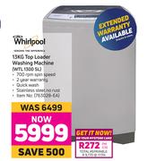 Whirlpool 13Kg Top Loader Washing Machine WTL 1300 SL