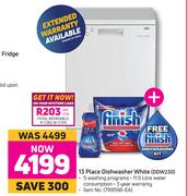 Defy 13 Place Dishwasher White DDW230