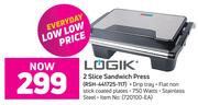 Logik 2 Slice Sandwich Press RSH-441725-117