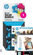 HP 123 Black + Tri Colour Ink Value Pack