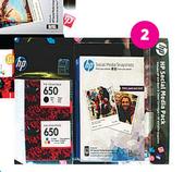 HP 650 Black + Tri Colour Ink Value Pack