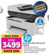 HP Mono Laser MFP 137 FNW 4 In 1 4ZB84A