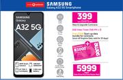 Samsung Galaxy A32 5G Smartphone-On Red 500MB / 50 Min