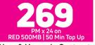 2 x Vivo Y20 4G Smartphone-On Red 500MB/50 Min Top Up + On Promo 65