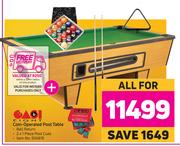 Easi Eight Coin Operated Pool Table-For All