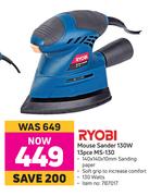 Ryobi Mouse Sander 130W 13pce MS-130