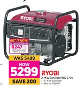 Ryobi 2.7Kw Generator RG-2700
