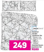 Mainstays Assorted Double Comforter Set