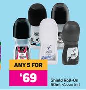 Shield Roll On (Assorted)-For Any 5 x 50ml