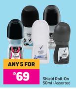 Shield Roll On (Assorted)-For Any 5 x 50ml