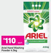 Ariel Hand Washing Powder-4.5Kg Each