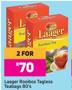 Laager Rooibos Tagless Teabags-For 2 x 80's