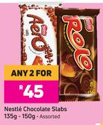 Nestle Chocolate Slabs (Assorted)-For Any 2 x 135g-150g