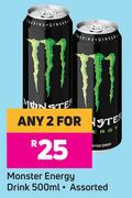 Monster Energy Drink Assorted-For Any 2 x 500ml