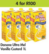 Danone Ultra Mel Vanilla Custard-For 4 x 1Ltr