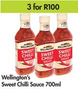 Wellington's Sweet Chilli Sauce-For 3 x 700ml