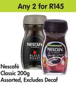 Nescafe Classic 200g Assorted (Excludes Decaf)-For Any 2