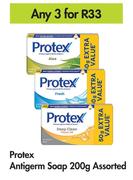 Protex Antigerm Soap (Assorted)-For Any 3 x 200g