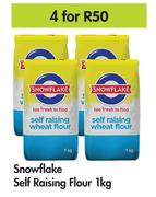 Snowflake Self raising Flour-For 4 x 1Kg