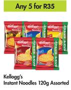 Kellogg's Instant Noodles (Assorted)-For Any 5 x 120g