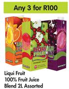 Liqui Fruit 100% Fruit Juice Blend Assorted-For Any 3 x 2L