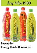 Lucozade Energy Drink Assorted-For Any 4 x 1L