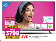 JVC (105cm) 42" FHD Smart LED TV (LT-42N750)