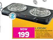 Logik Double Hotplate RSH-080449