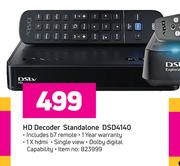 DSTV HD Decoder Standalone DSD4140