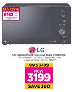 LG 42L Electronic Grill Microwave (Black) MH8265DIS