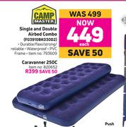 Campmaster Single & Double Airbed Combo FO3910BK030D2