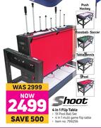 Shoot 4 In 1 Flip Table