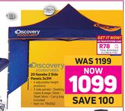 Discovery Adventures 20 Gazebo 2 Side Panels 3 x 3M