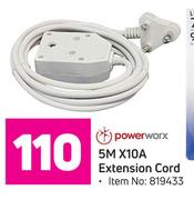 Power Worx 5m X10A Extension Cord